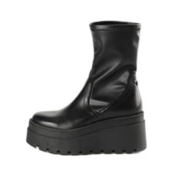 Bottines Cuir Vernis Femme Buffalo Lift Mid -Chaussures De Mode buffalo 1170169 0