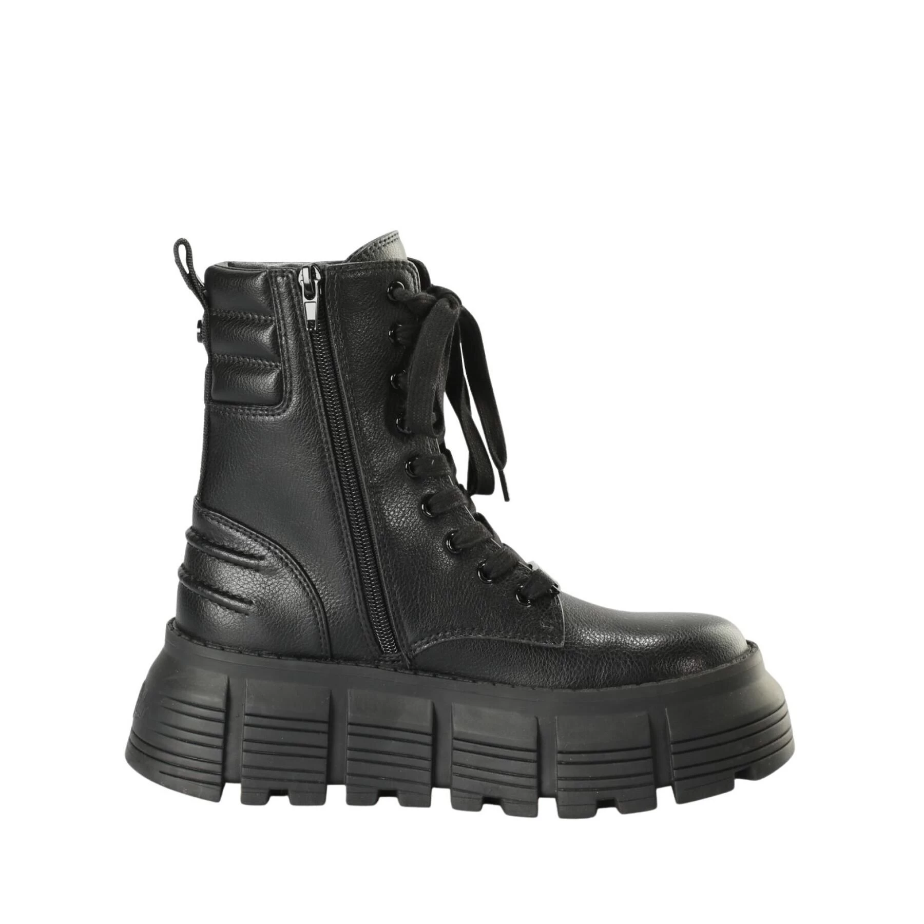 Bottines à Lacets Nappa Vegan Femme Buffalo Ava Mid 4 Bottines à Lacets Nappa Vegan Femme Buffalo Ava Mid – Image 2