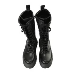 Bottes à Lacets Nappa Vegan Femme Buffalo Ava Hi -Chaussures De Mode buffalo 1224018 4