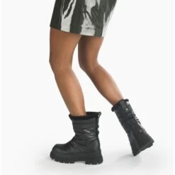 Bottines Femme Buffalo Aspha Quilt -Chaussures De Mode buffalo 1284081 7 nw