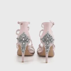 Sandales à Talon Satin Femme Buffalo Claudia -Chaussures De Mode buffalo 1291246 6 nw