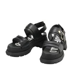 Sandales Femme Buffalo Rude Ring 12 Sandales Femme Buffalo Rude Ring -Chaussures De Mode buffalo 1602071 5 nw