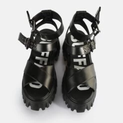 Sandales Plateforme Femme Buffalo Lion Choker 12 Sandales Plateforme Femme Buffalo Lion Choker -Chaussures De Mode buffalo 1602132 2