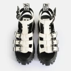 Sandales Plateforme Femme Buffalo Lion Teeth 12 Sandales Plateforme Femme Buffalo Lion Teeth -Chaussures De Mode buffalo 1602135 2