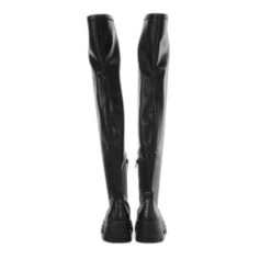 Bottes Nappa Vegan Femme Buffalo Aspha Stretch Overknee -Chaussures De Mode buffalo 1622155 2