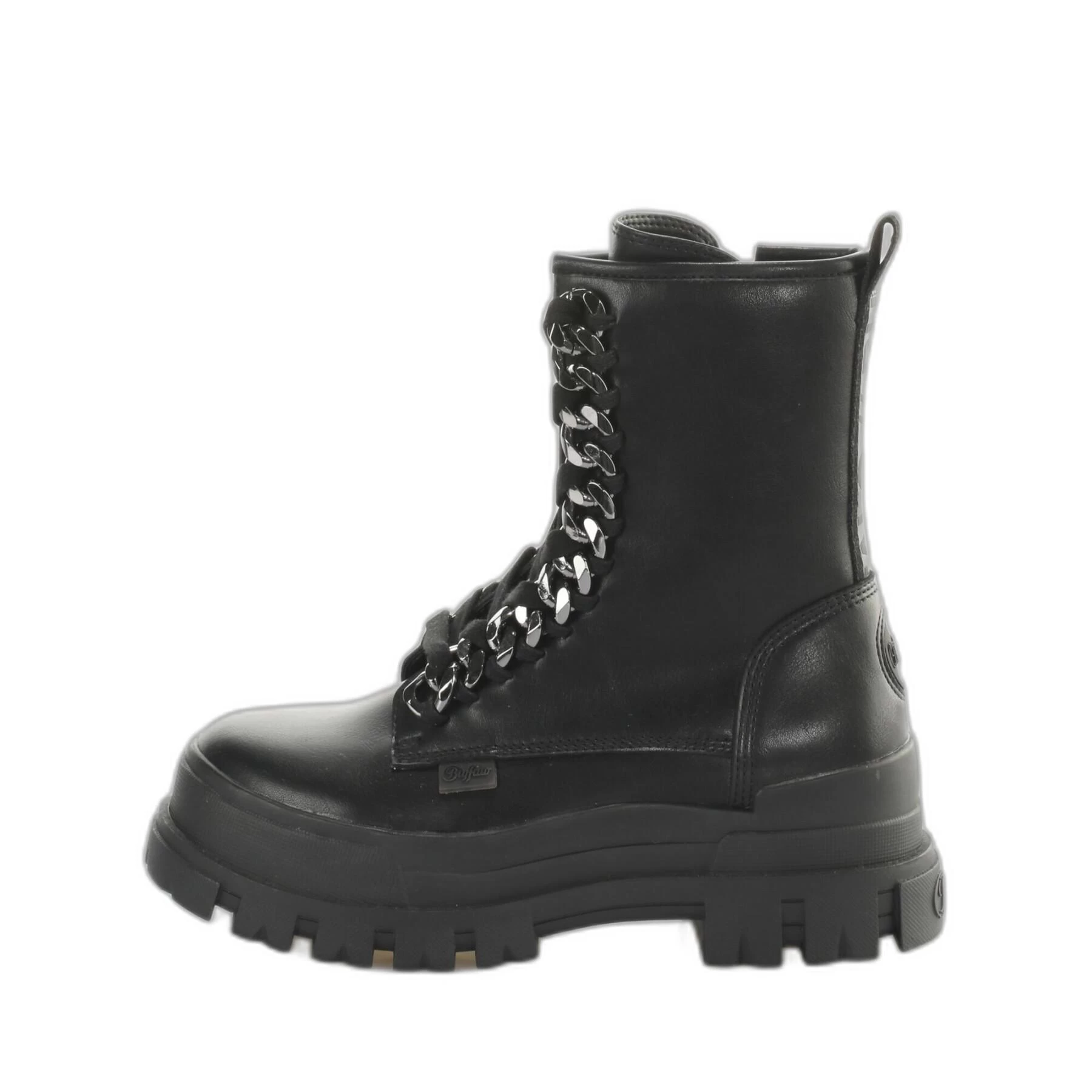 Bottes Nappa Vegan Femme Buffalo Aspha Chain Mid 3 Bottes Nappa Vegan Femme Buffalo Aspha Chain Mid