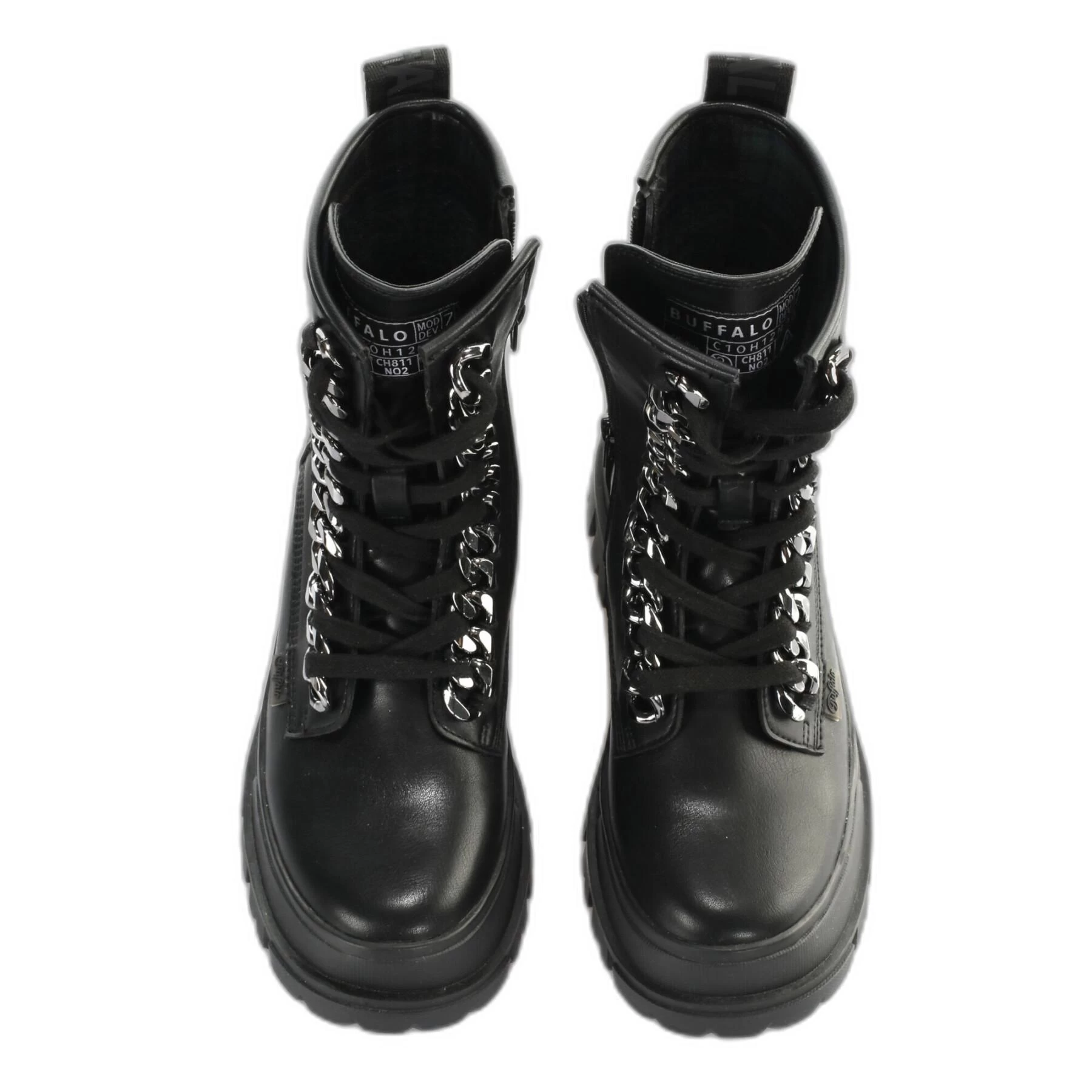 Bottes Nappa Vegan Femme Buffalo Aspha Chain Mid 5 Bottes Nappa Vegan Femme Buffalo Aspha Chain Mid – Image 3