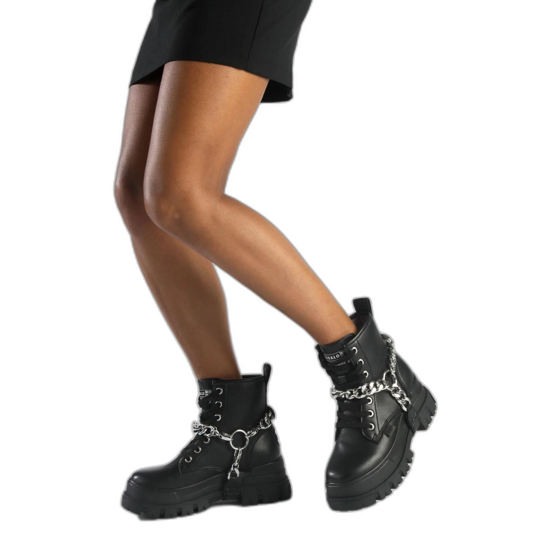 Bottes Nappa Vegan Femme Buffalo Aspha Chain 2.0 4 Bottes Nappa Vegan Femme Buffalo Aspha Chain 2.0 – Image 2