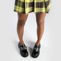 Mocassins Femme Buffalo Aspha Loafer Chain -Chaussures De Mode buffalo 1622214 1