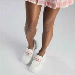 Mocassins Femme Buffalo Aspha Chain -Chaussures De Mode buffalo 1622256 1