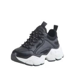 Baskets Textiles Nappa Vegan Femme Buffalo Binary C -Chaussures De Mode buffalo 1630449 7 nw