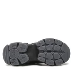 Baskets Pailletées Nappa Vegan Femme Buffalo Binary Glam -Chaussures De Mode buffalo 1630751 black 5