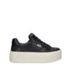 Baskets à Lacets Nappa Vegan Femme Buffalo Paired Lo -Chaussures De Mode buffalo 1630788 black offwhite 1