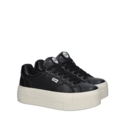 Baskets à Lacets Nappa Vegan Femme Buffalo Paired Lo 9 Baskets à Lacets Nappa Vegan Femme Buffalo Paired Lo -Chaussures De Mode buffalo 1630788 black offwhite 3
