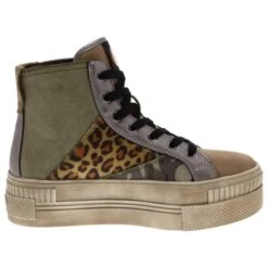 Baskets à Lacets Femme Buffalo Paired Hi -Chaussures De Mode buffalo 1630795 leo brown 1