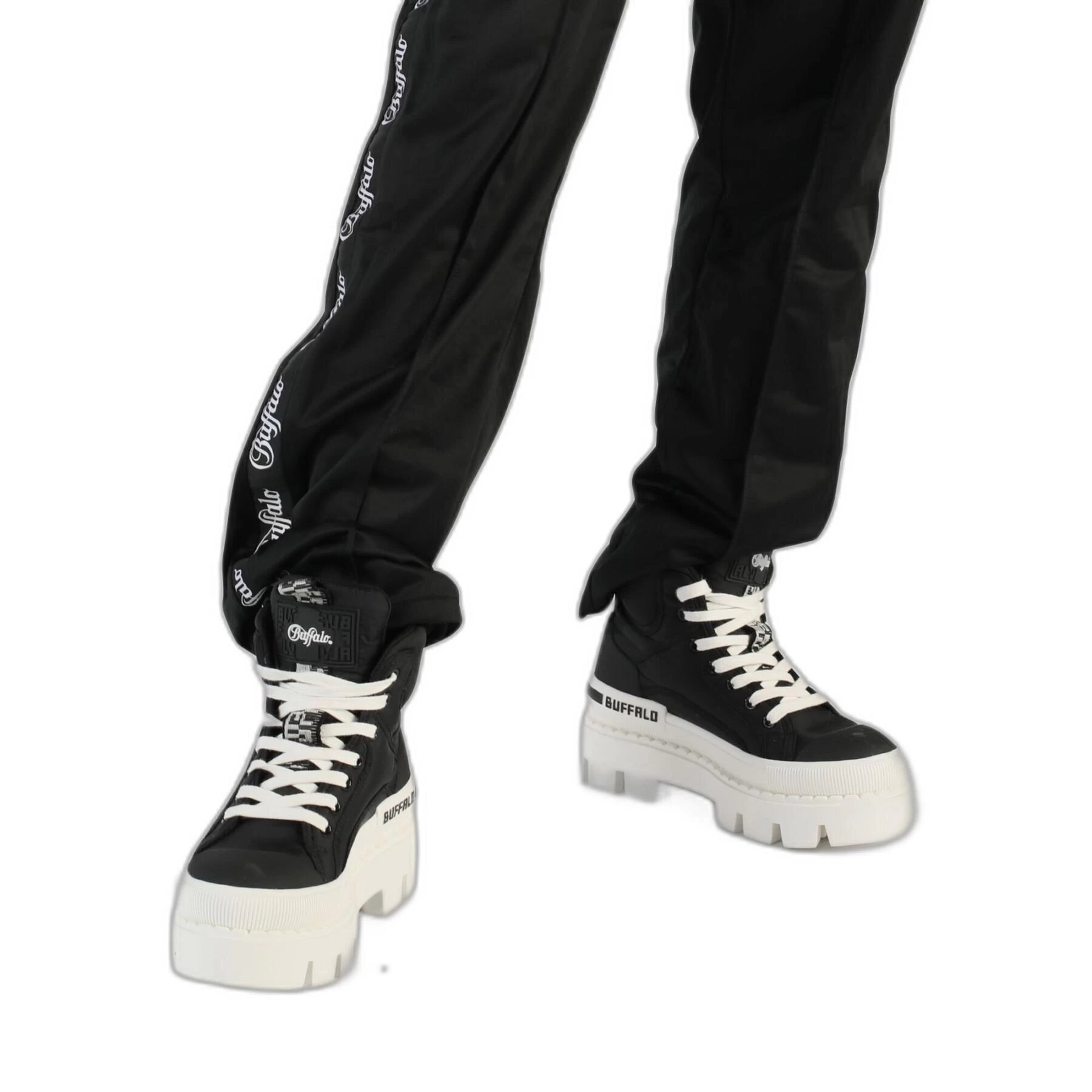 Baskets à Lacets Nylon Femme Buffalo Raven Mid 8 Baskets à Lacets Nylon Femme Buffalo Raven Mid – Image 6