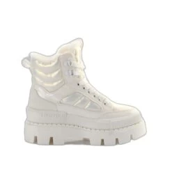 Baskets à Lacets Femme Buffalo Raven Snow Mid