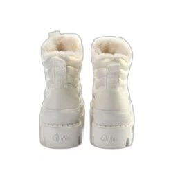 Baskets à Lacets Femme Buffalo Raven Snow Mid -Chaussures De Mode buffalo 1630805 white 4