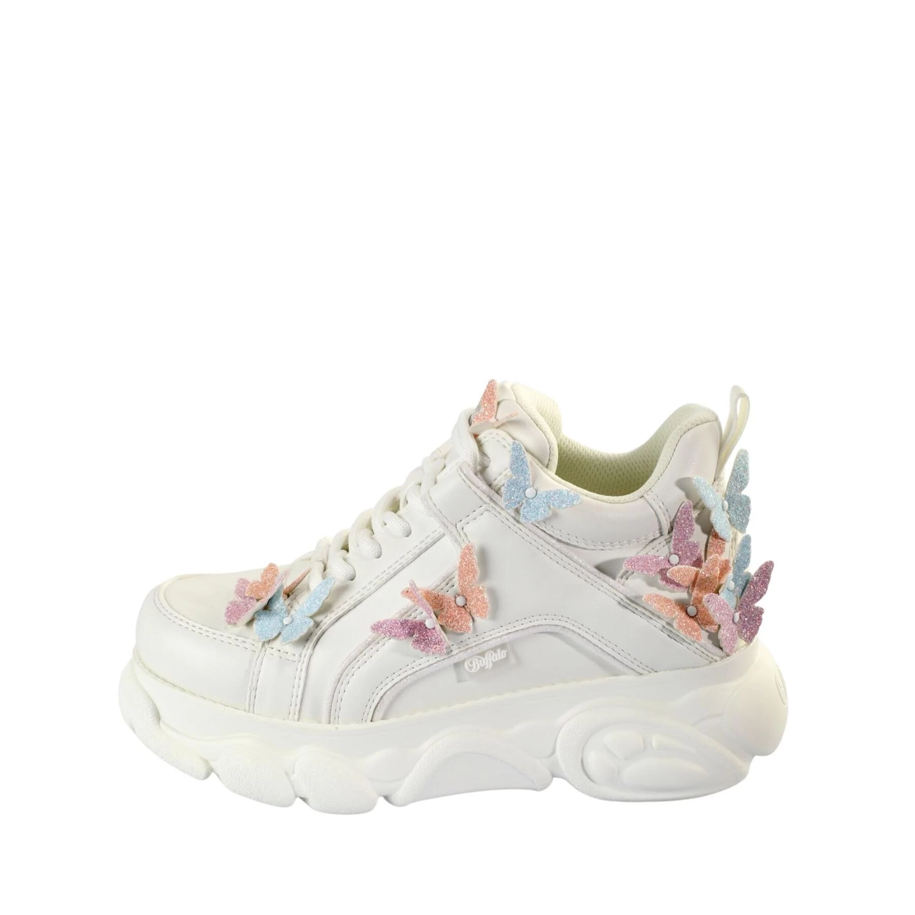 Baskets Femme Buffalo CLD Corin Butterflies 3 Baskets Femme Buffalo CLD Corin Butterflies