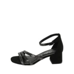 Sandales à Talon Daim Femme Buffalo Lilly Glam -Chaussures De Mode buffalo 1650016 black 2